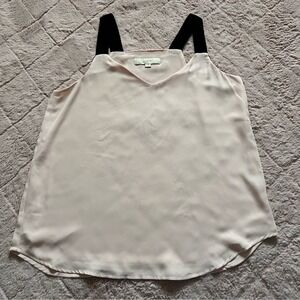 LOFT Velvet Strap Sleeveless Blouse Preppy Minimalist Capsule Old‎ Money Size M